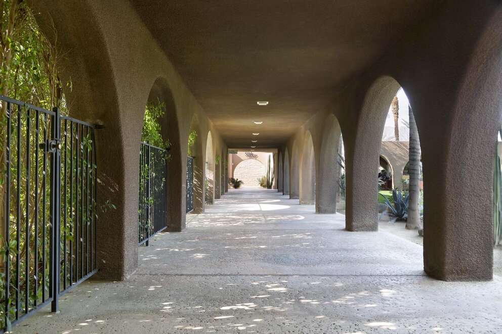 Decorative Walkway at Borrego Springs Resort