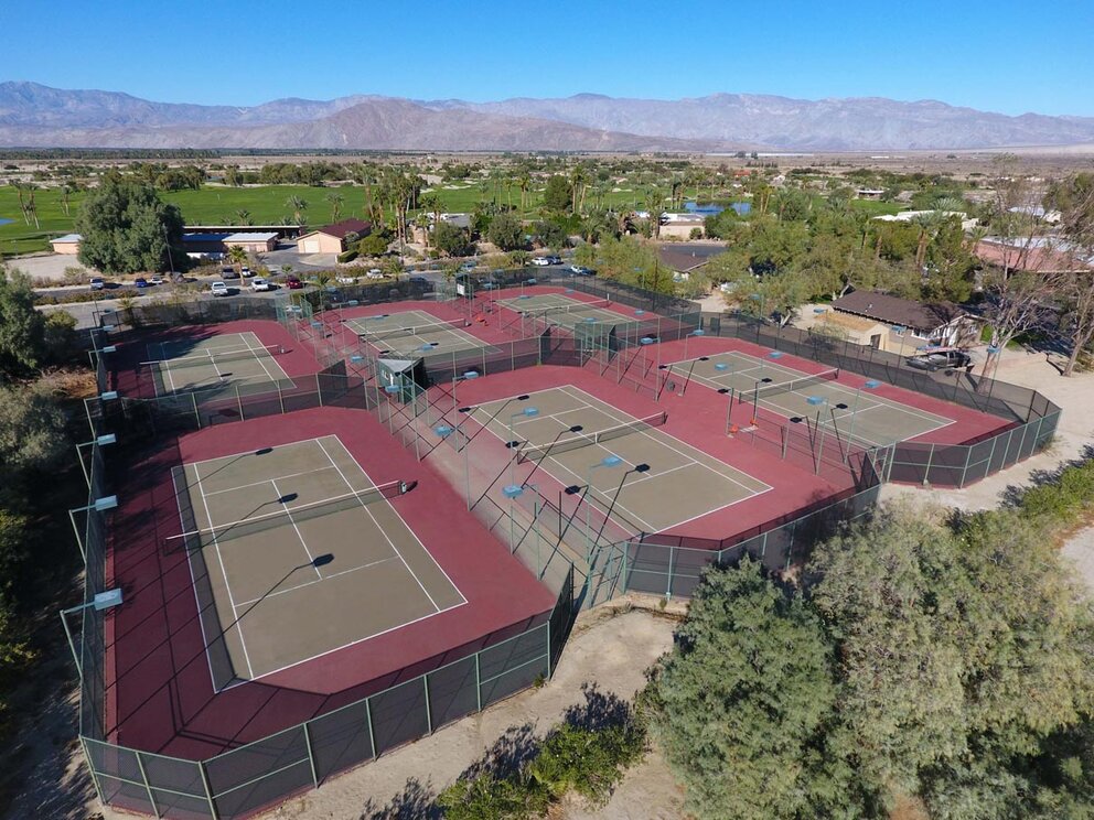 Tennis Courts at our borrego springs hotel